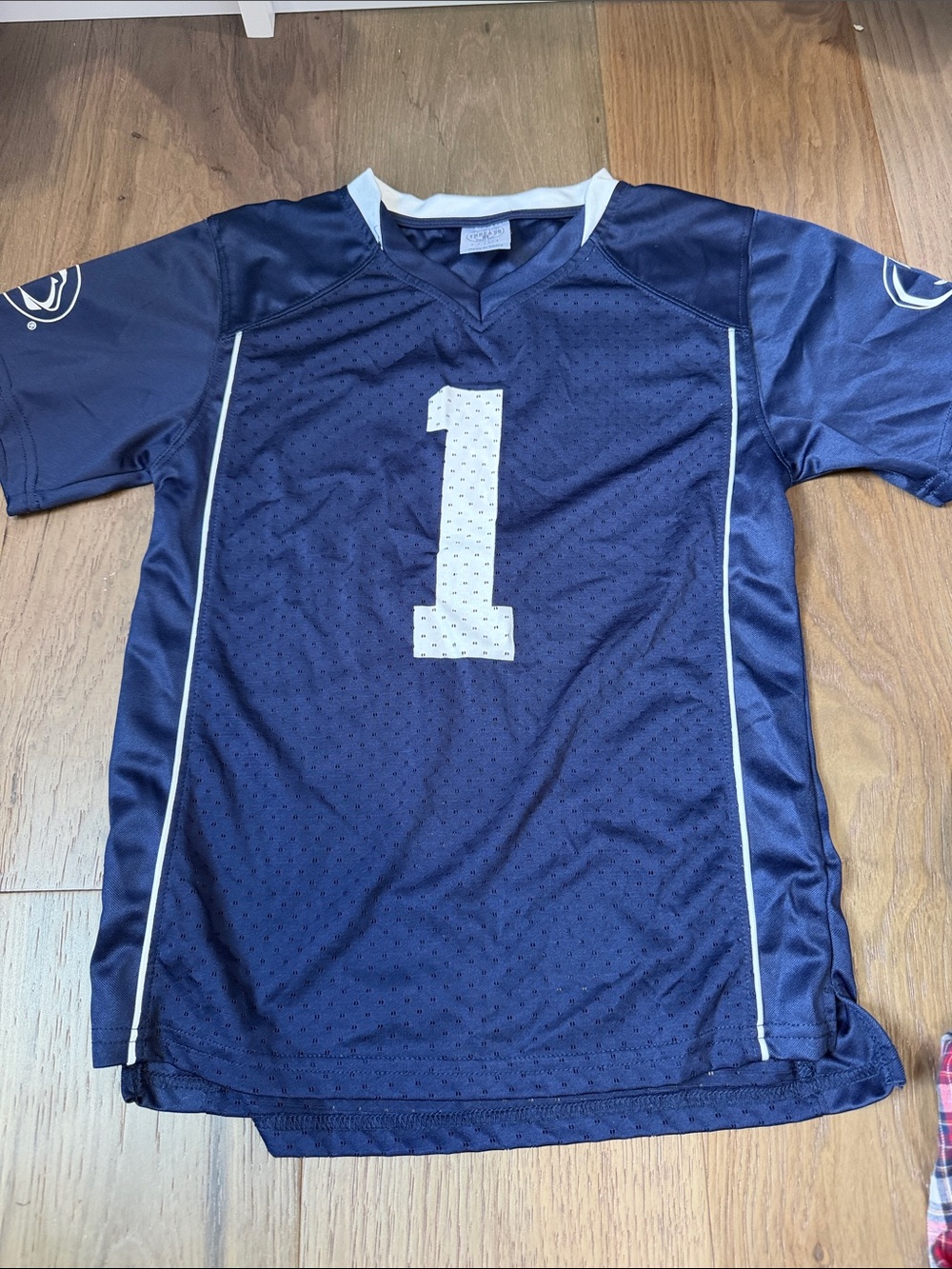 Colosseum Kids Navy Blue Jersey with White Number 1